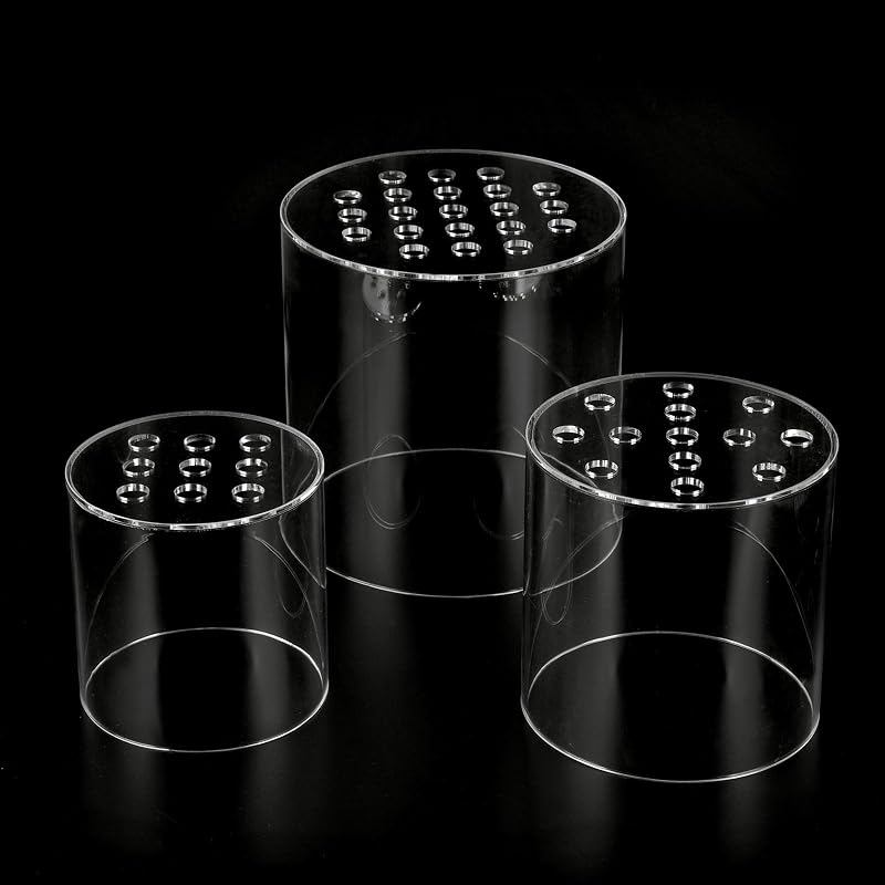 Capa de Alimentação para Corais em Acrílico Transparente Weramics, Conjunto com 3