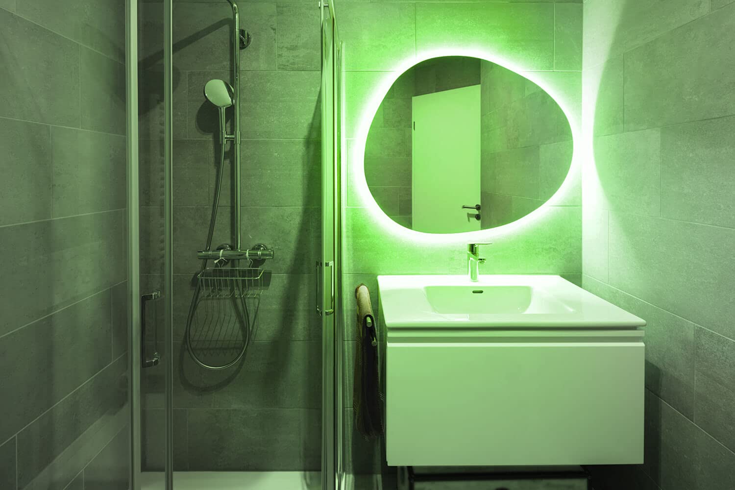 LED Universum Tira LED COB de 4 zonas, RGB con mando a distancia, controlador y fuente de alimentación, filamento premium, 24 V, IP65, multicolor (3 metros)