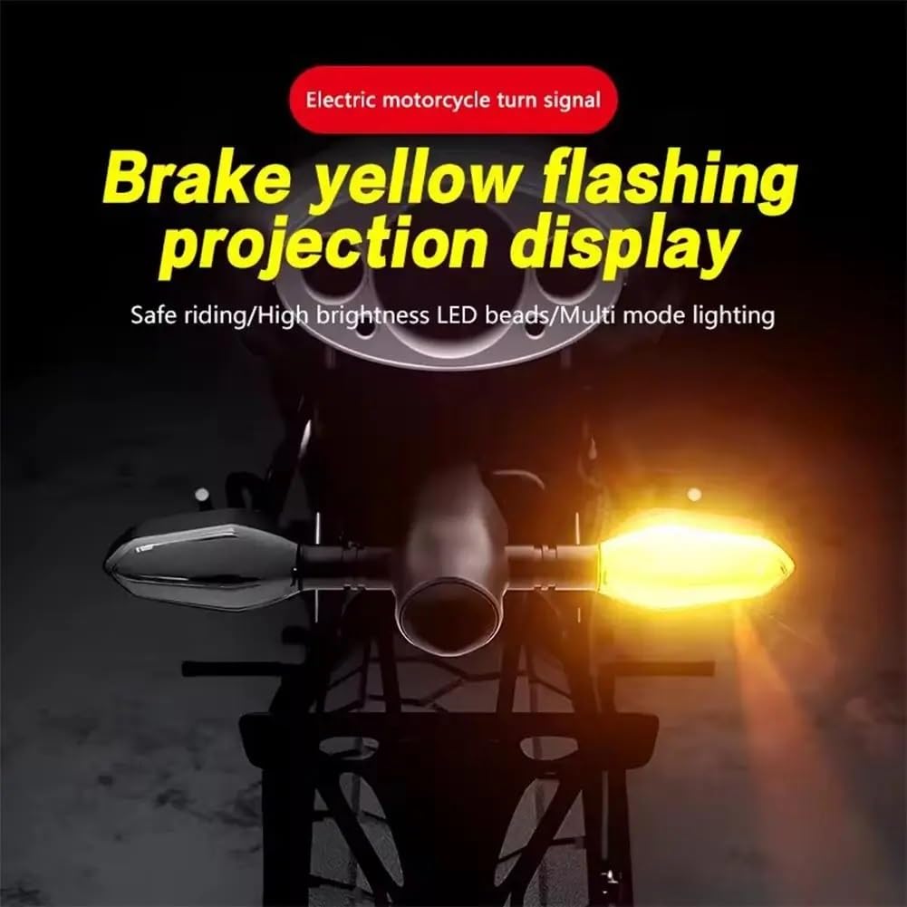 Moto Faros Freno Trasero​ 2 luces LED de intermitente universales para