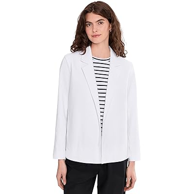 Eileen Fisher Cotton Blend Ponte Blazer
