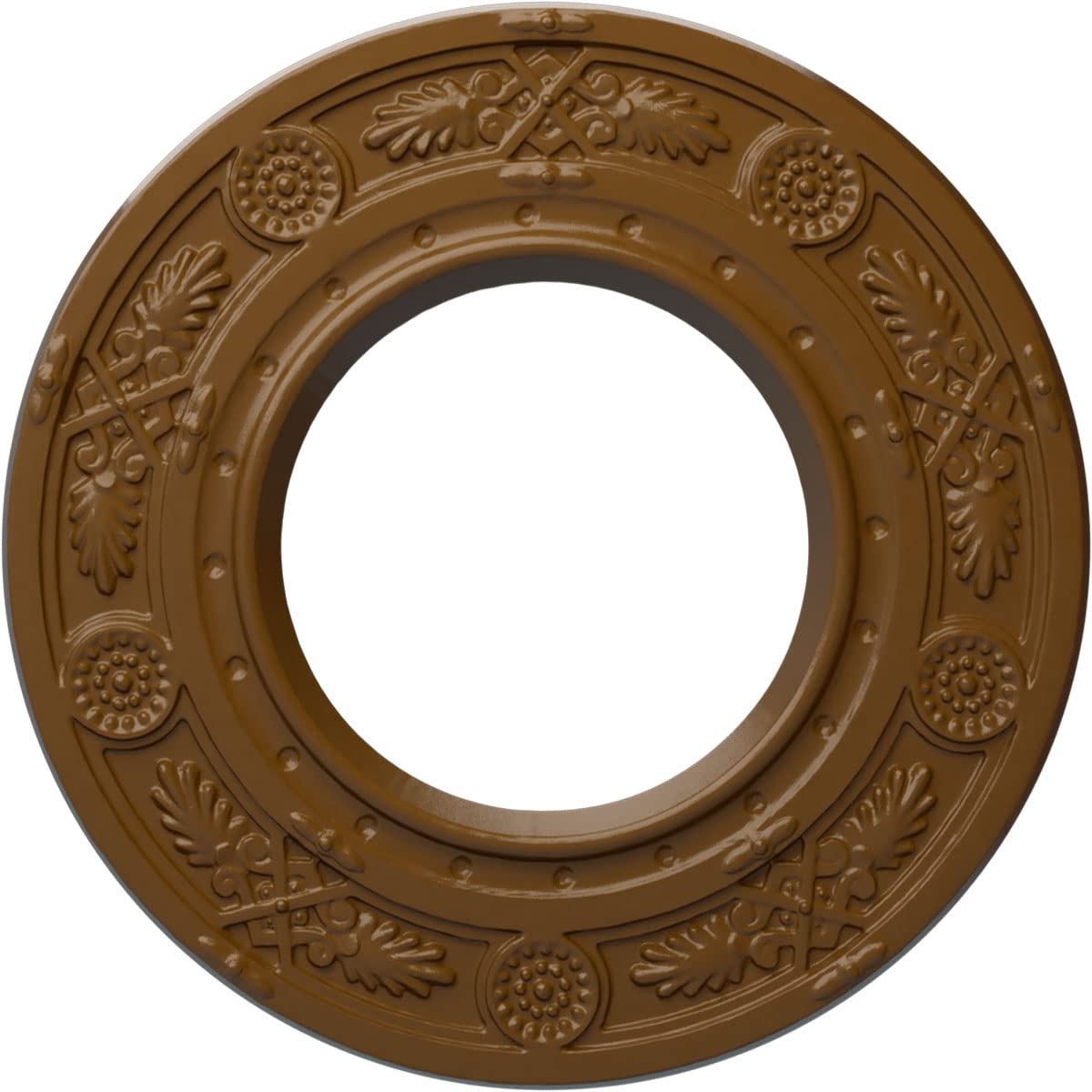 Ekena Millwork 8"OD x 3 7/8"ID x 1/2"P Daniela Fits Canopies up to 3 7/8" Ceiling Medallion, Ultra Pure White Crackle — Amazon image 26