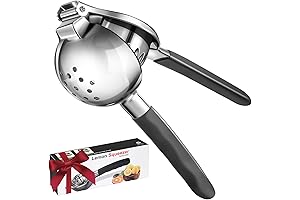 Sopito Lemon Squeezer: Effortless Seedless Juicing with an Expansive Squeezer Bowl