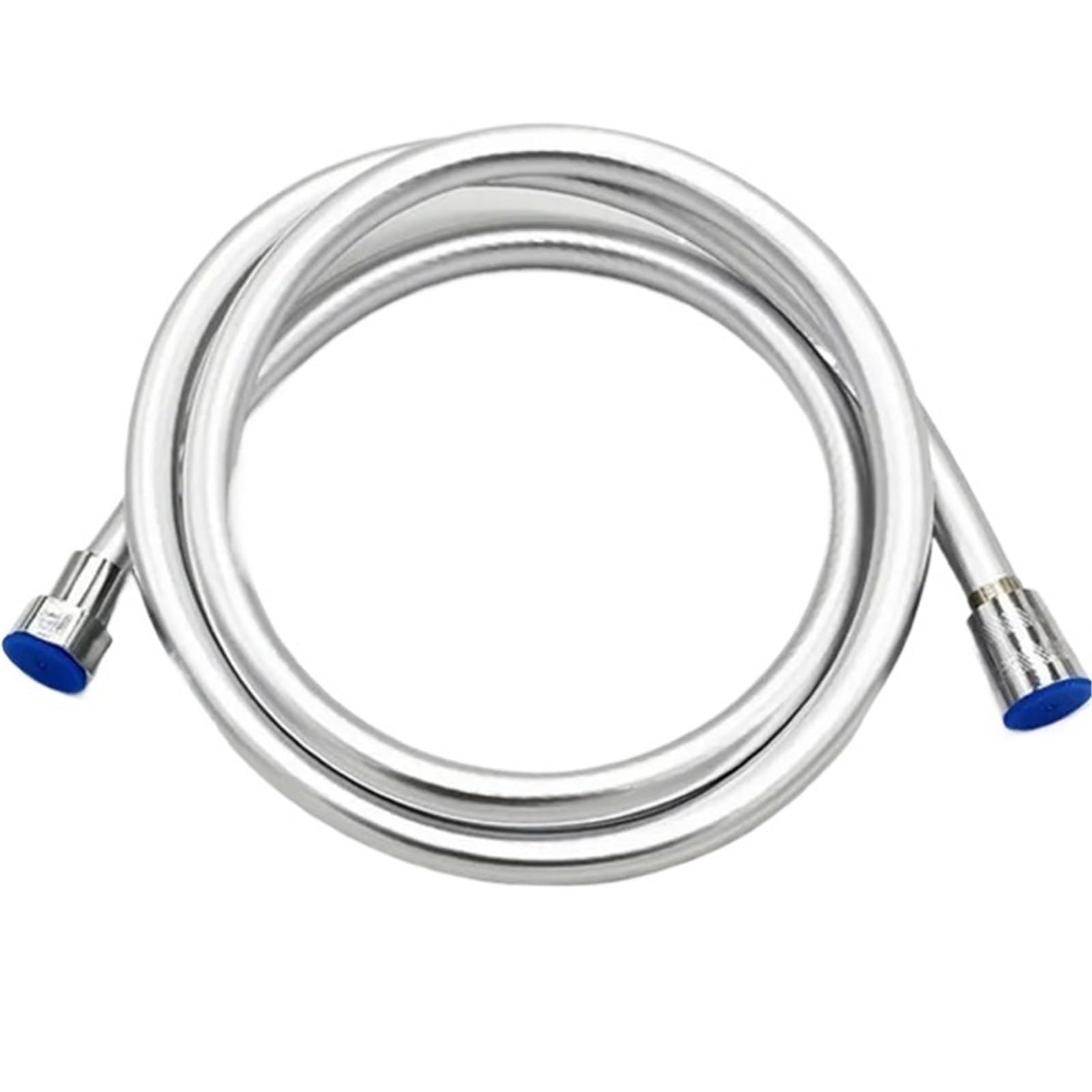 Djskldf Silver Tubo Pvc 1.5/2/3/4M Black Golden Pvc Shower Hose Universal Flexible Anti Winding Explosion-Proof Water Tube Bathroom Pipe(,150Cm)