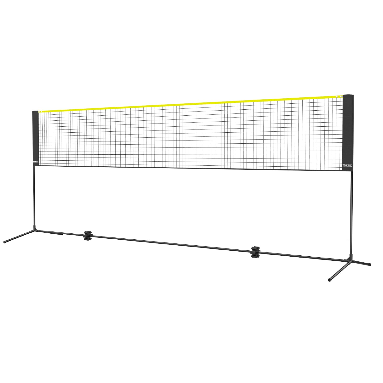 VEVOR Rete da Badminton 420 x 155 x 103 cm Rete da Pallavolo Regolabile in Altezza Pieghevole, Set da Rete da Tennis Portatile con Pali, Supporto, Borsa per Trasporto, per Uso Interno ed Esterno