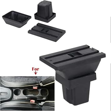 Car Armrest Storage Box For Chevrolet For Tracker For Holden For Trax 2013-2020 Car Armrest Storage Box(B style black line)