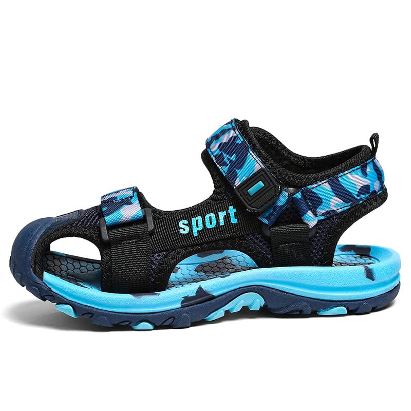 Unisex Niños Sandalias de Verano Playa para Punta Cerrado KIDS Sandalias Deportivas Playa Zapatillas de Senderismo con Punta Cerrada EU 28-40