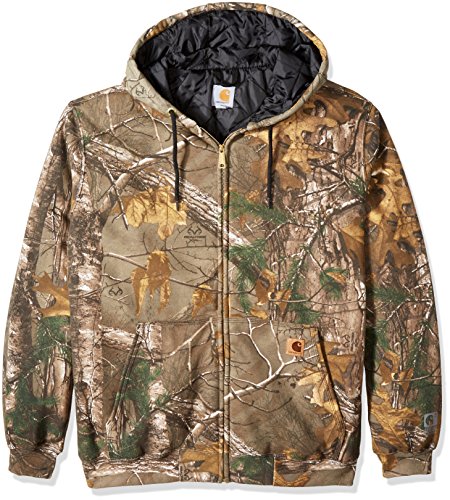 Carhartt Men's Big-Tall Rain Defender Avondale Camo 3 Season Sweatshirt
