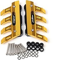 Vista 10 de Protección contra caídas para motocicleta, guardabarros delantero, protección lateral, deslizadores de aluminio CNC, accesorios universales