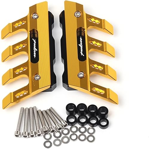 Miniatura 10 de Protección contra caídas para motocicleta, guardabarros delantero, protección lateral, deslizadores de aluminio CNC, accesorios universales