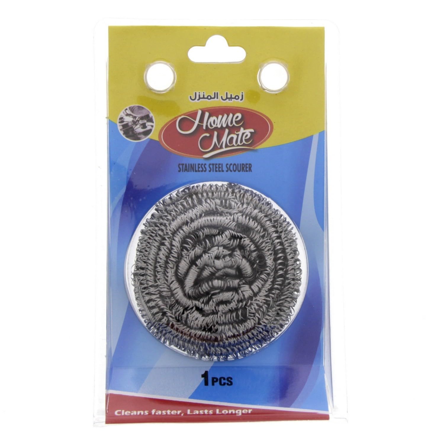 Home Mate Stainless Steel Scourer, 1 pc