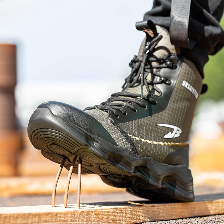 Image of Steel Toe Work Shoes for Men Women Lightweight Comfortable Industrial & Construction Safety Lightweight Footwear