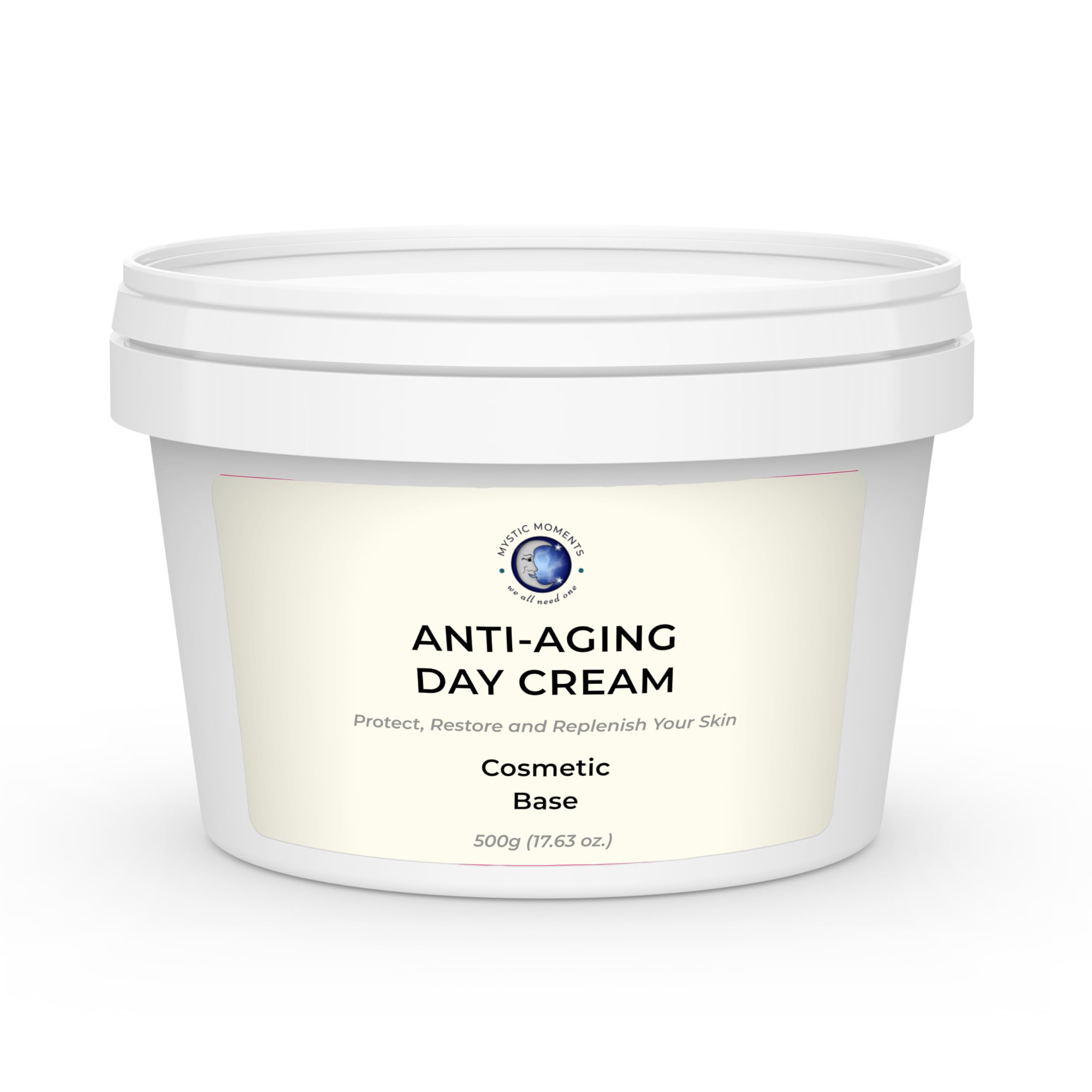 Mystic Moments Cream Anti-Aging Day - Botanical Skincare Base - 500G