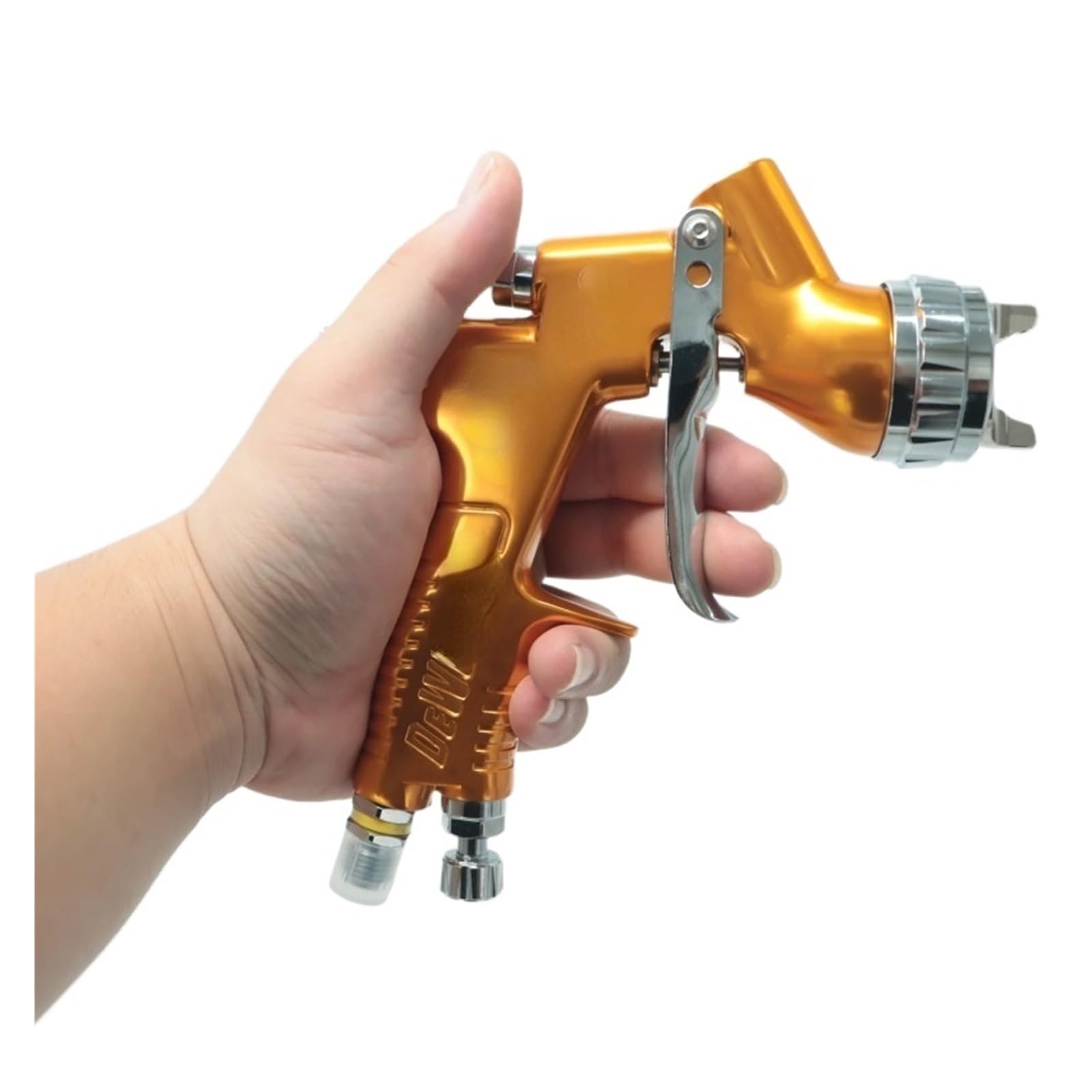 Pistolet lakierniczy do samochodów - czarny pistolet z dyszą 1,3 mm Air Airbrush,Wysoka wydajność(T110 1.8mm)