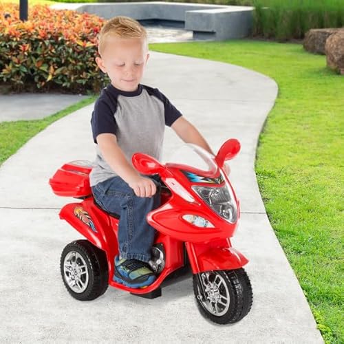 Lil' Rider 80-FL238D-R-2 Kids Motorcycle - 3-Wheel Electric Ride-On Car thumb #1