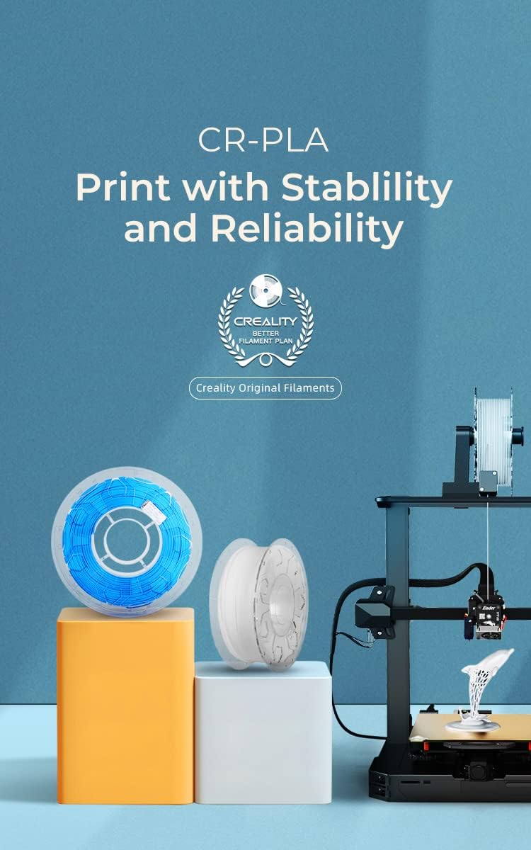 Creality 4 spools Dryer Box Bundle with 2kg PLA Filament