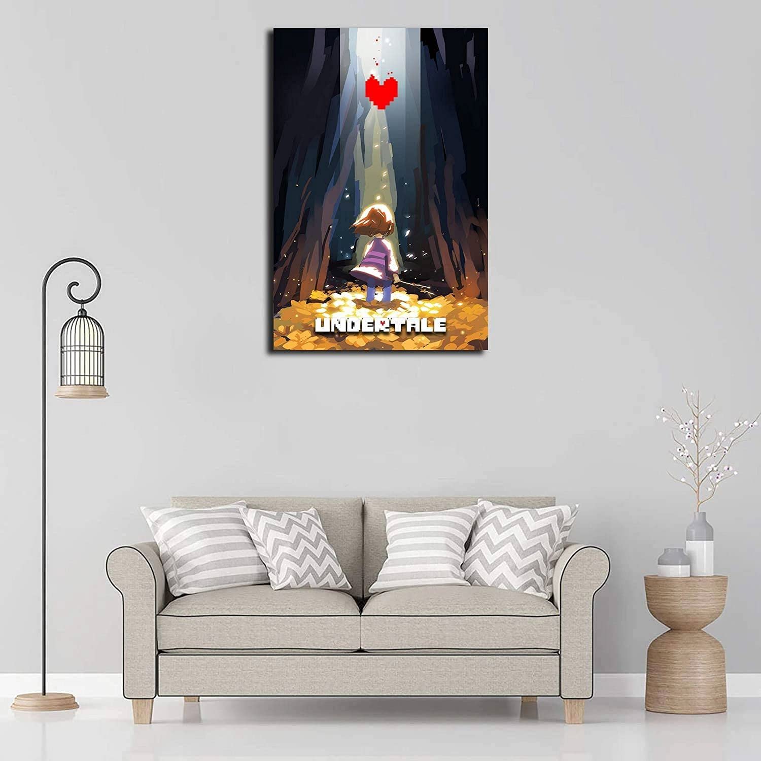 Amazon.co.jp: 絵画 油絵 Undertale アンダーテール ポスター 油絵