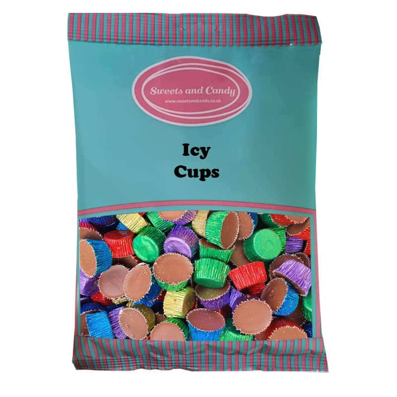 Pick and Mix Share Size Bags - 100s of Retro Pick and Mix Sweets - Sweets and Candy (Icy Cups 500g)