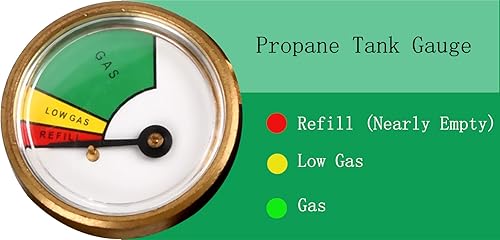Miniatura 7 de GasSaf Manguera de cola de propano RV de 18 pulgadas, conector de manguera de gas trenzado de acero inoxidable con conexión tipo 1 x bengala macho
