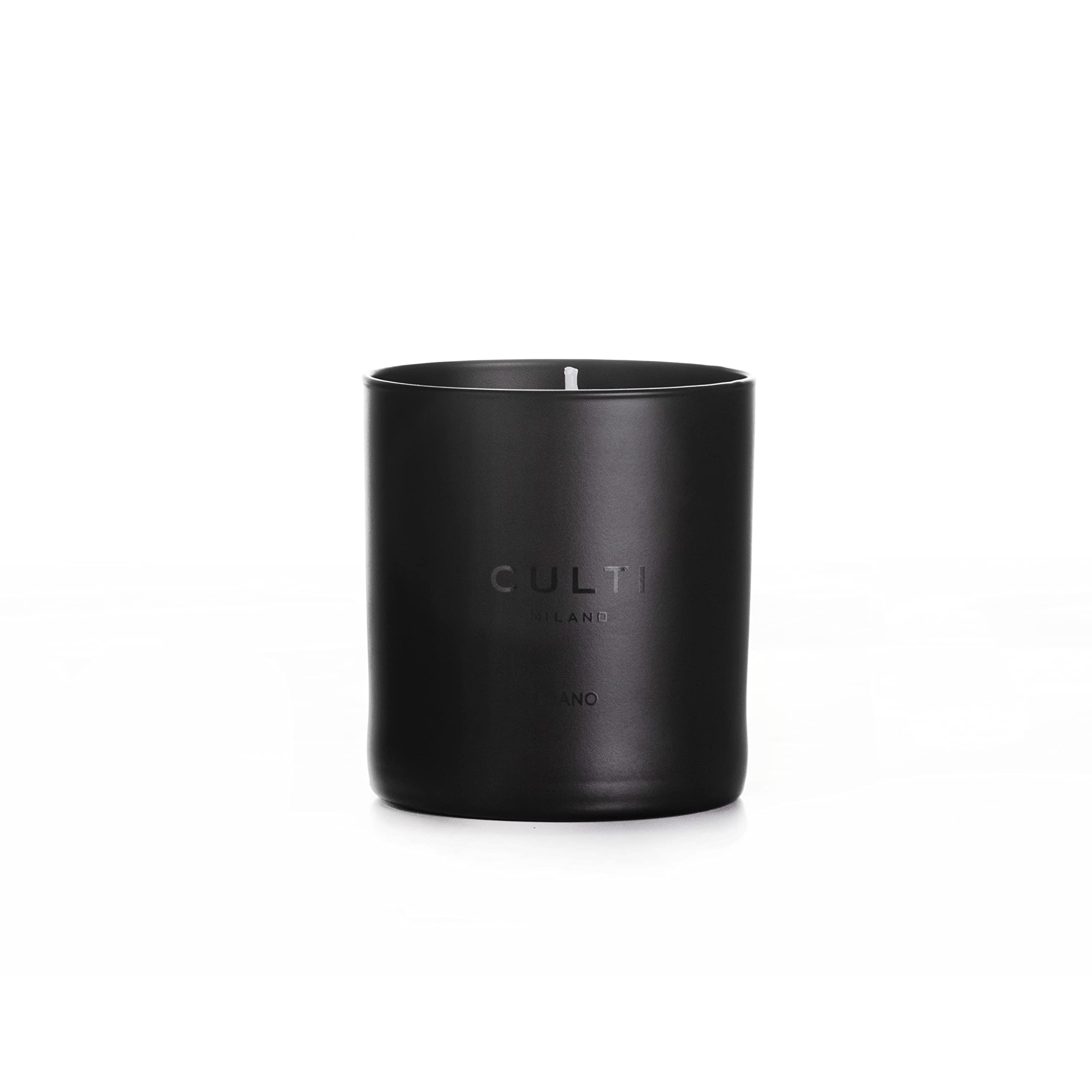 Culti Black Milano Ebano Classic Glass Candle - 270G