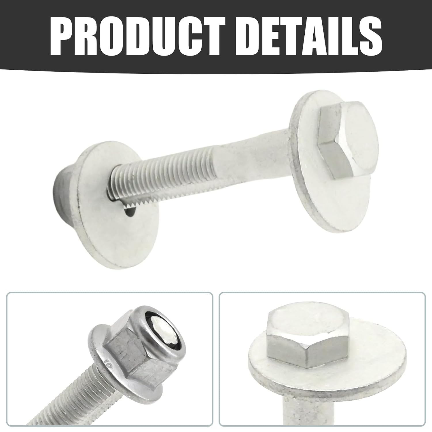 EATAKWARD WHT000227 Eccentric Washer Nut Set, Replacement for Seat Mk5 Mk6 | Mk7 Mk8 Ttrs 2010-2018, Replaces N10106402 WHT000232
