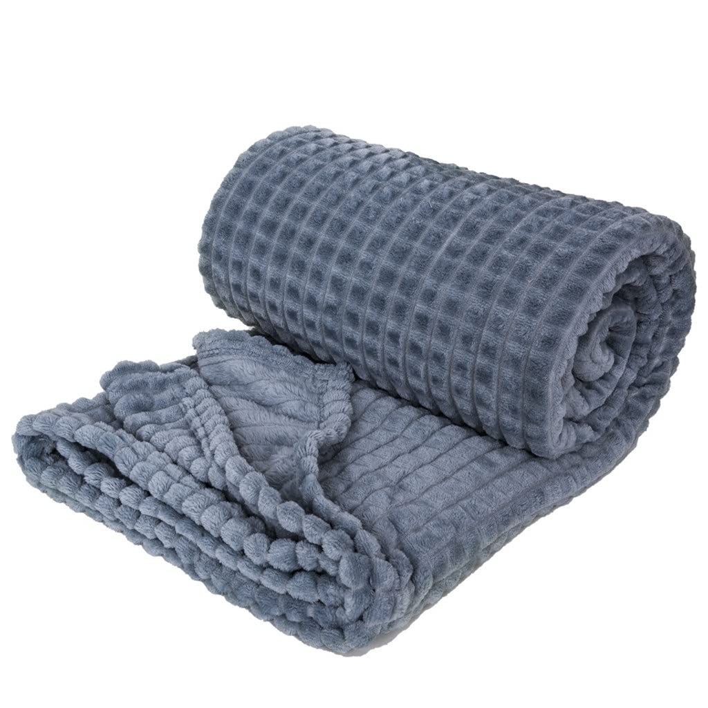 Plaid flanelle doux pour pause déjeuner et moments cocooning au bureau