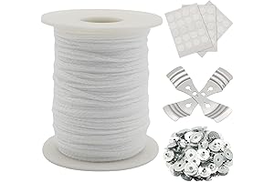 RAPUDA 200 Ft Candle Wicks for Candle Making: Embark on a Luminous Creative Odyssey