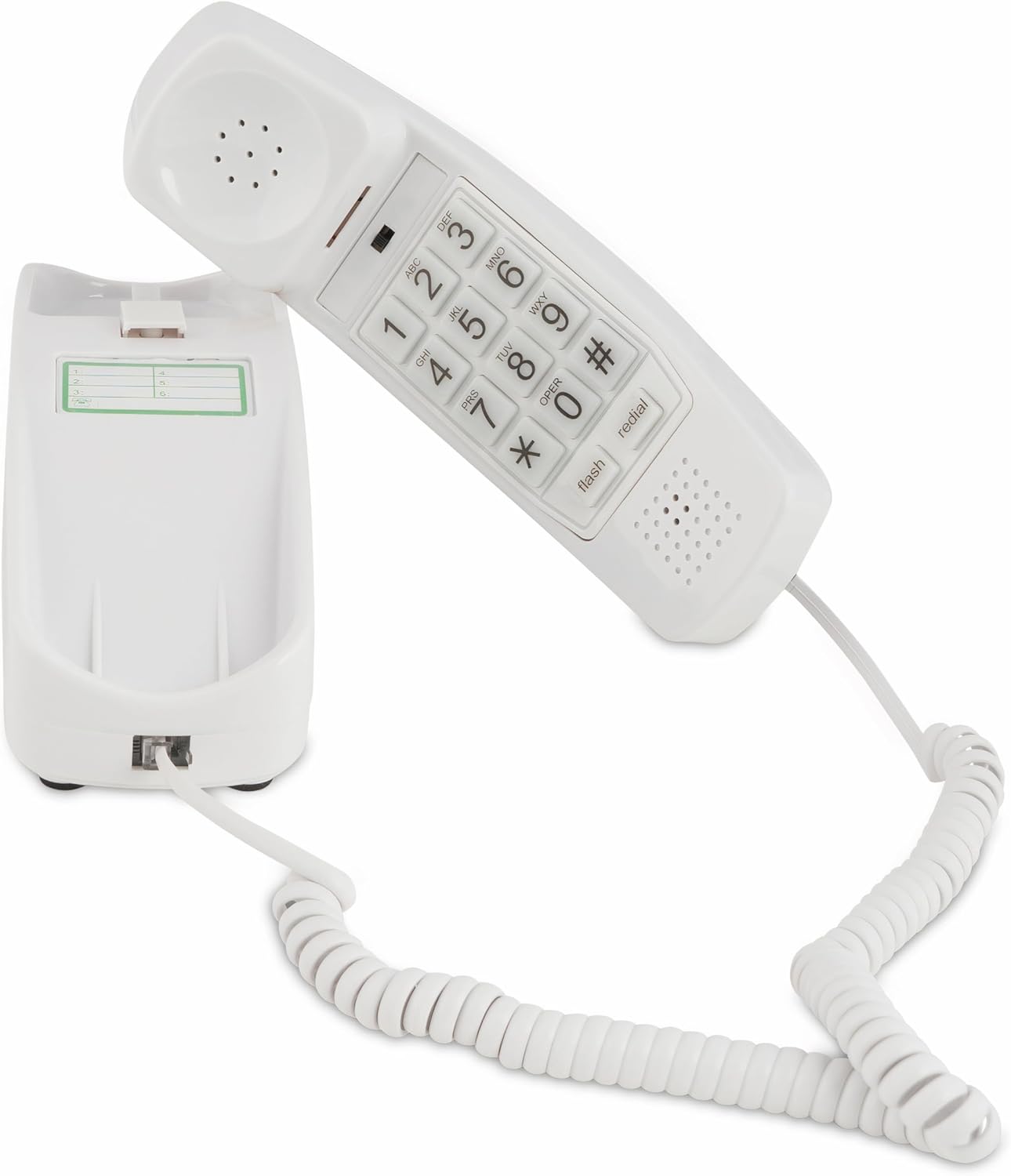 iSoHo Landline Phone – Big Button Phones for Seniors, Wall Mount Corded Telephones for Elderly People, Easy Home Telephone with Lighted Keypad, Loud Ringer & No Power Needed, Choctaw White iSoHo Landline Phone – Big Button Phones for Seniors, Wall Mount Corded Telephones for Elderly People, Easy Home Telephone with Lighted Keypad, Loud Ringer & No Power Needed, Choctaw White