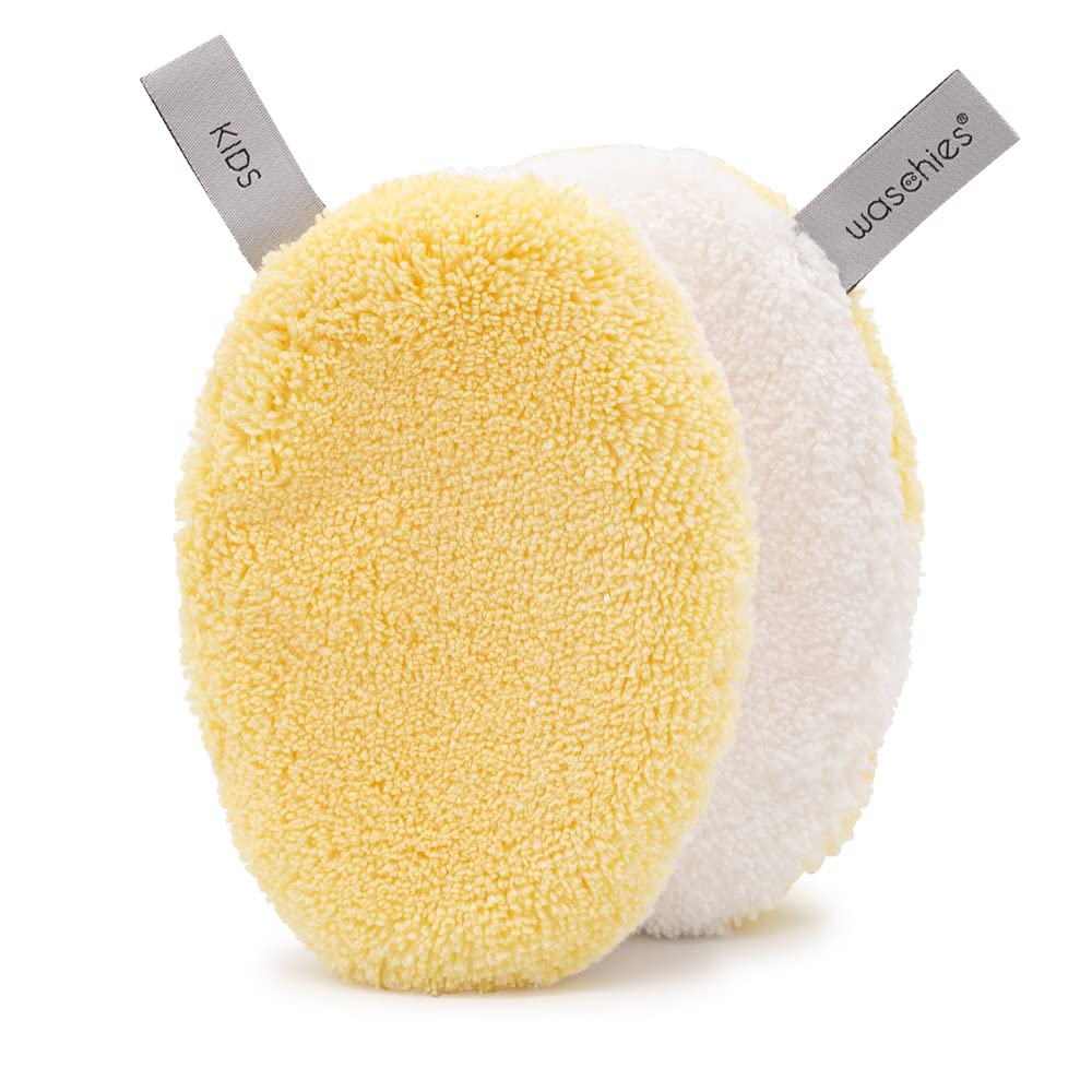 Waschpads für Babys & Kinder 2er-Set Pastel Yellow