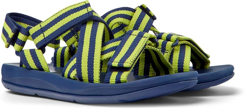 Camper Women's Ankle-Strap Flat Sandal, Multicolor, 8.5