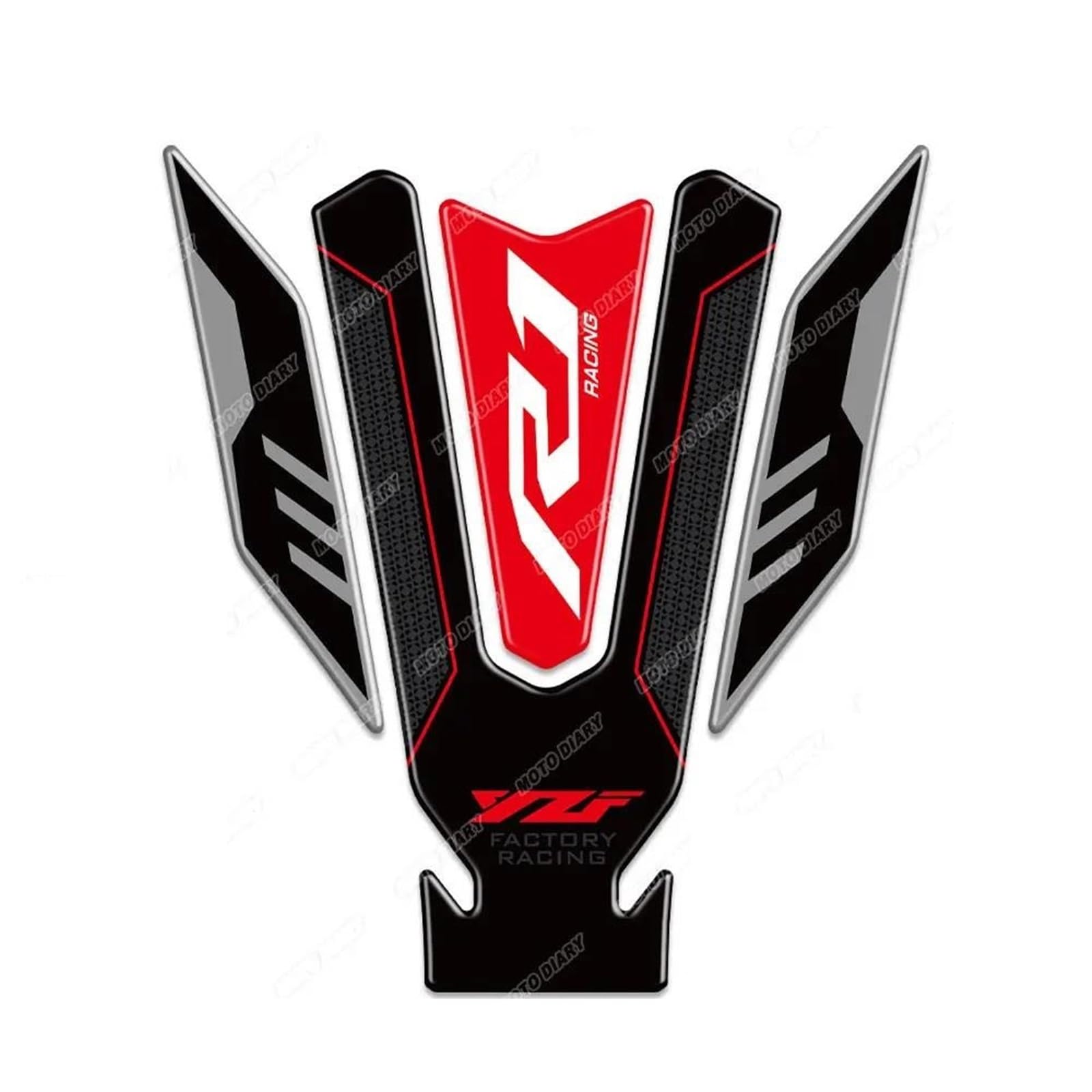 Ysdsls Blue2 Motorcycle Fuel Tank Pad Stickers Protector Decals For Yamaha Yzf R1 R1m Yzfr1 2015-2023(Blue2)