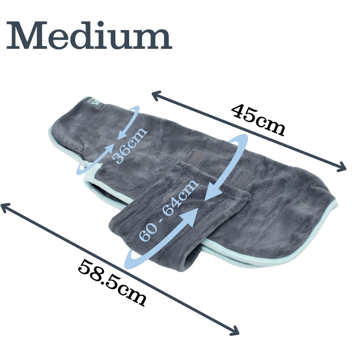 Henry Wag Microfibre Dog Drying Coat 45cm