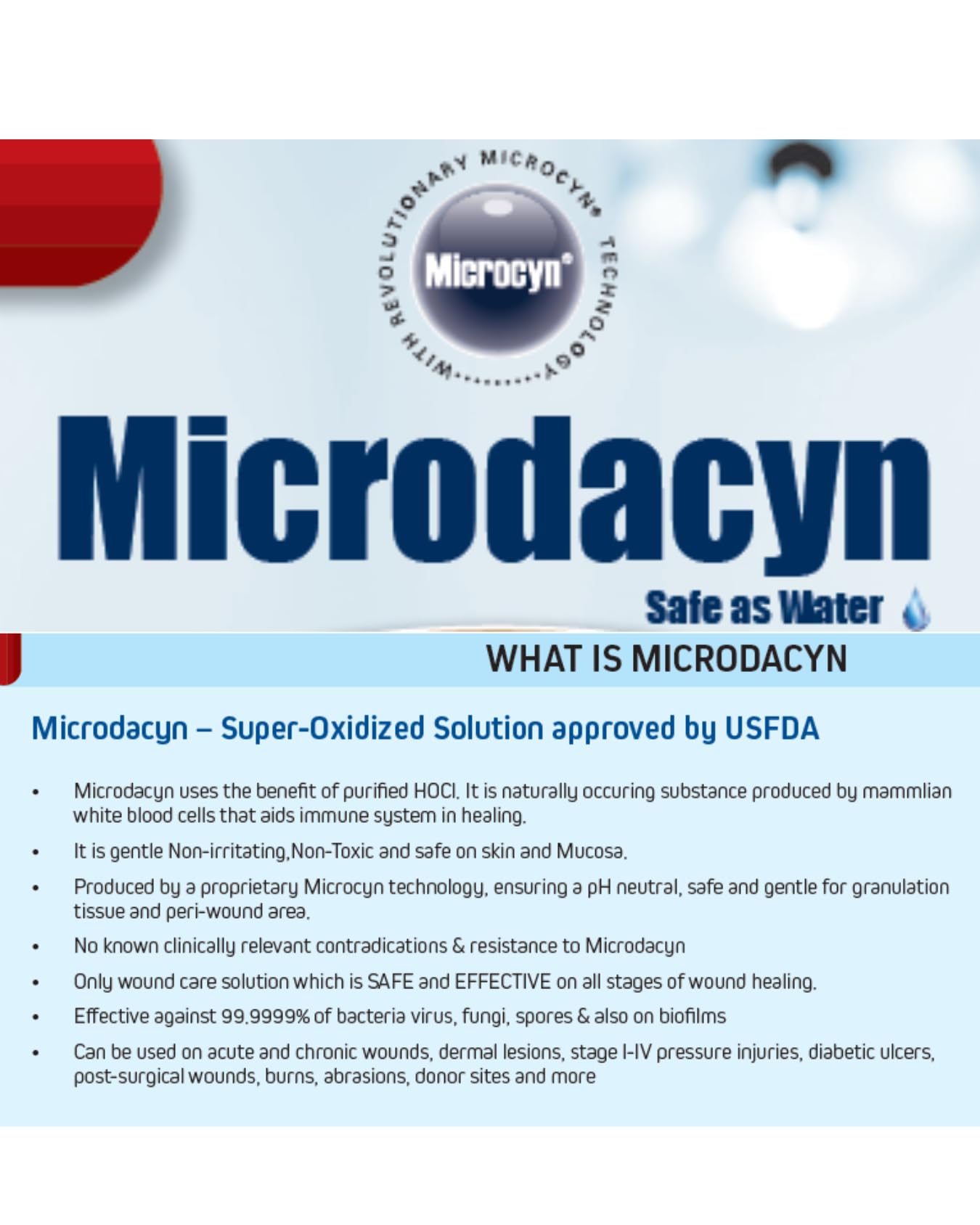 Microdacyn Wound Care Spray 100ml | Advanced Hypochlorous Solution for Wound Healing & Infection Prevention For All Ages — Amazon image 6