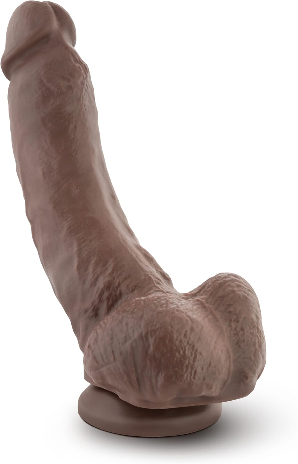 Blush Coverboy The Mechanic 9” Realistic Dildo with Balls - 2” Thick - Suction Cup Strap-On Compatible Penis for G-spot Anal Play - Skin-Like Feel Cock - Adult Sex Toy for Women Men Couples - Brown