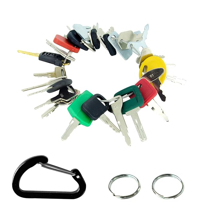 Buy Heavy Equipment Key Set with 30 Keys, Compatible Ignition Random