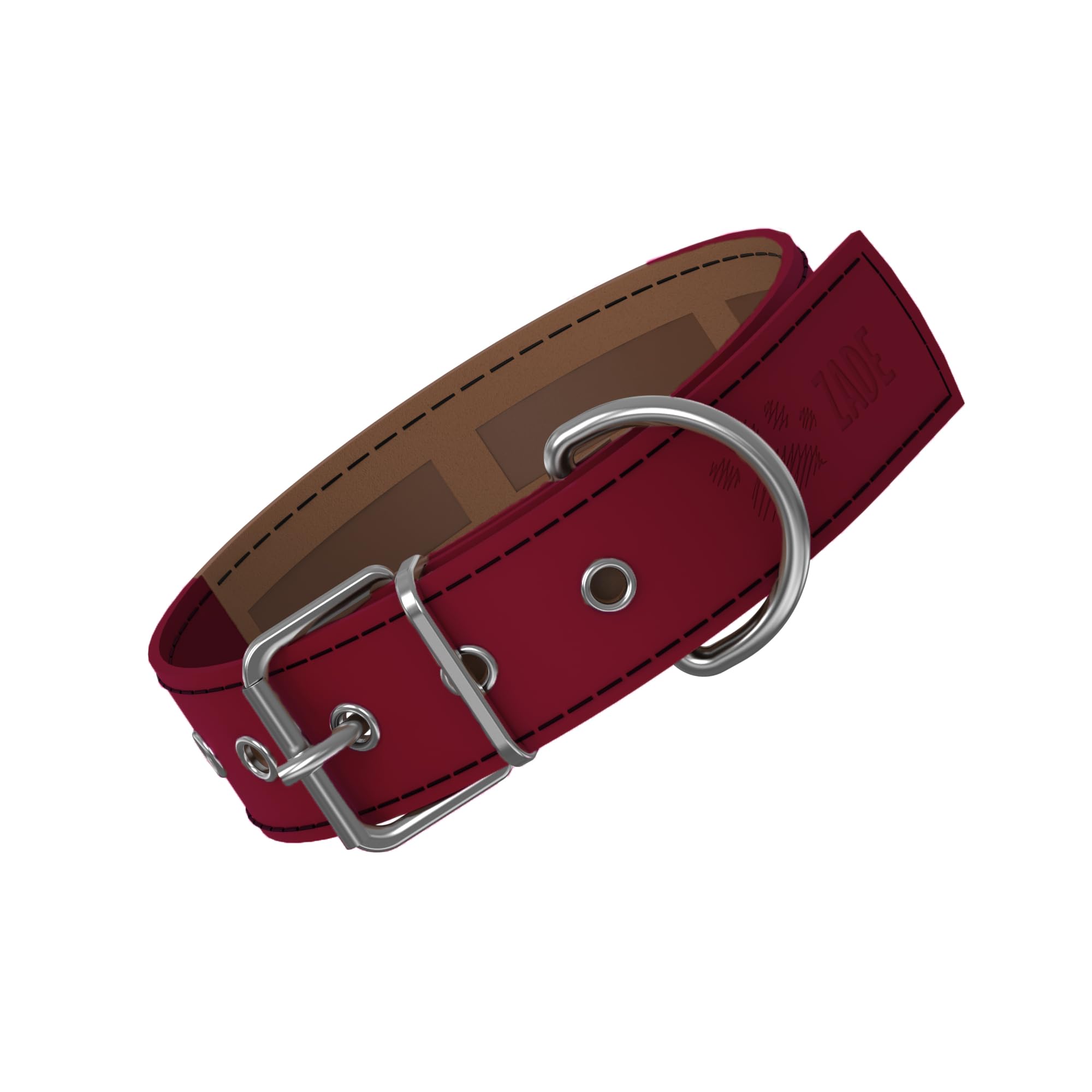 ZADE Collares Perros Funda Antiparasitario - Collares Antiparasitos Perro - Collar Perro Grande Collar Perro Mediano Collar Perro Pequeño - Collar Antipulgas y Garrapatas - Collar Perro Cuero (R,S)