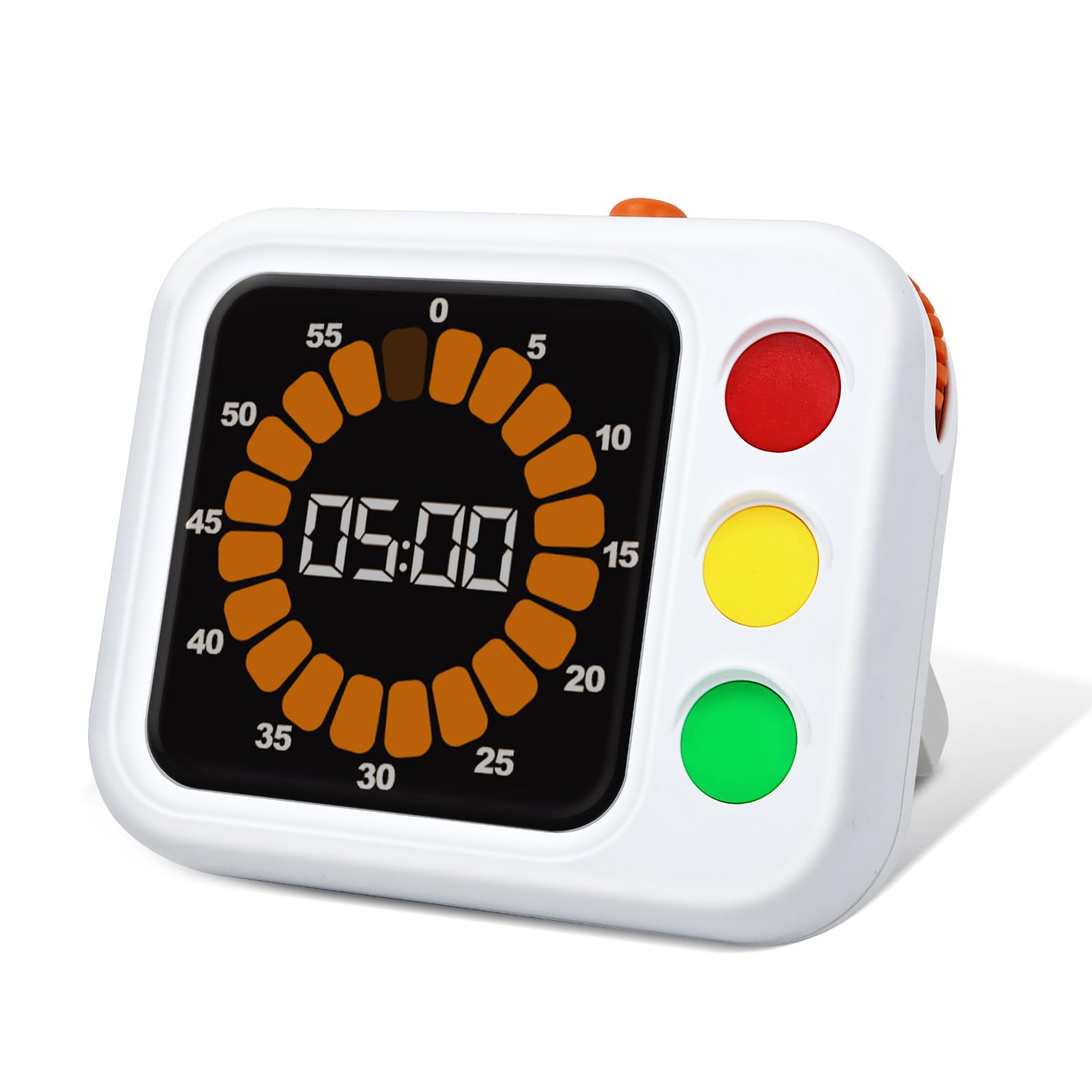 Philorn Digital Visual Timer for Kids,60-minute countdown timer with adjustable volume and brightness, Focus & Smooth Routines for Classroom ADHD Autism Support Home Therapy School