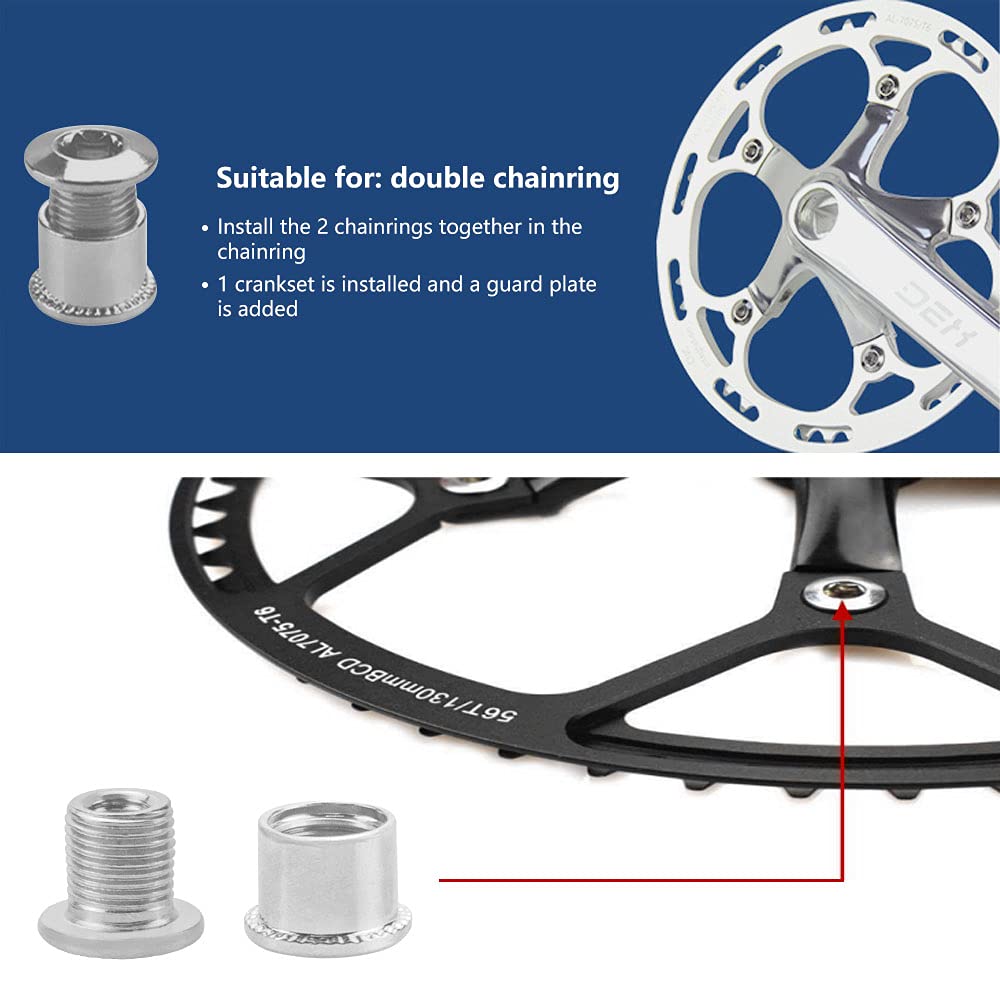 10x Kurbelbolzen Für Fahrrad - Beschichtet & Korrosionsbeständig