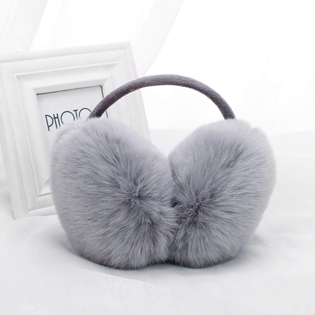 Justay Comf Earmuffs Invernali, Paraorecchie Invernali da Donna in Peluche Paraorecchie Inverno Paraorecchie per Esterno Paraorecchie Caldi di Peluche(Taglia unica/Marrone)