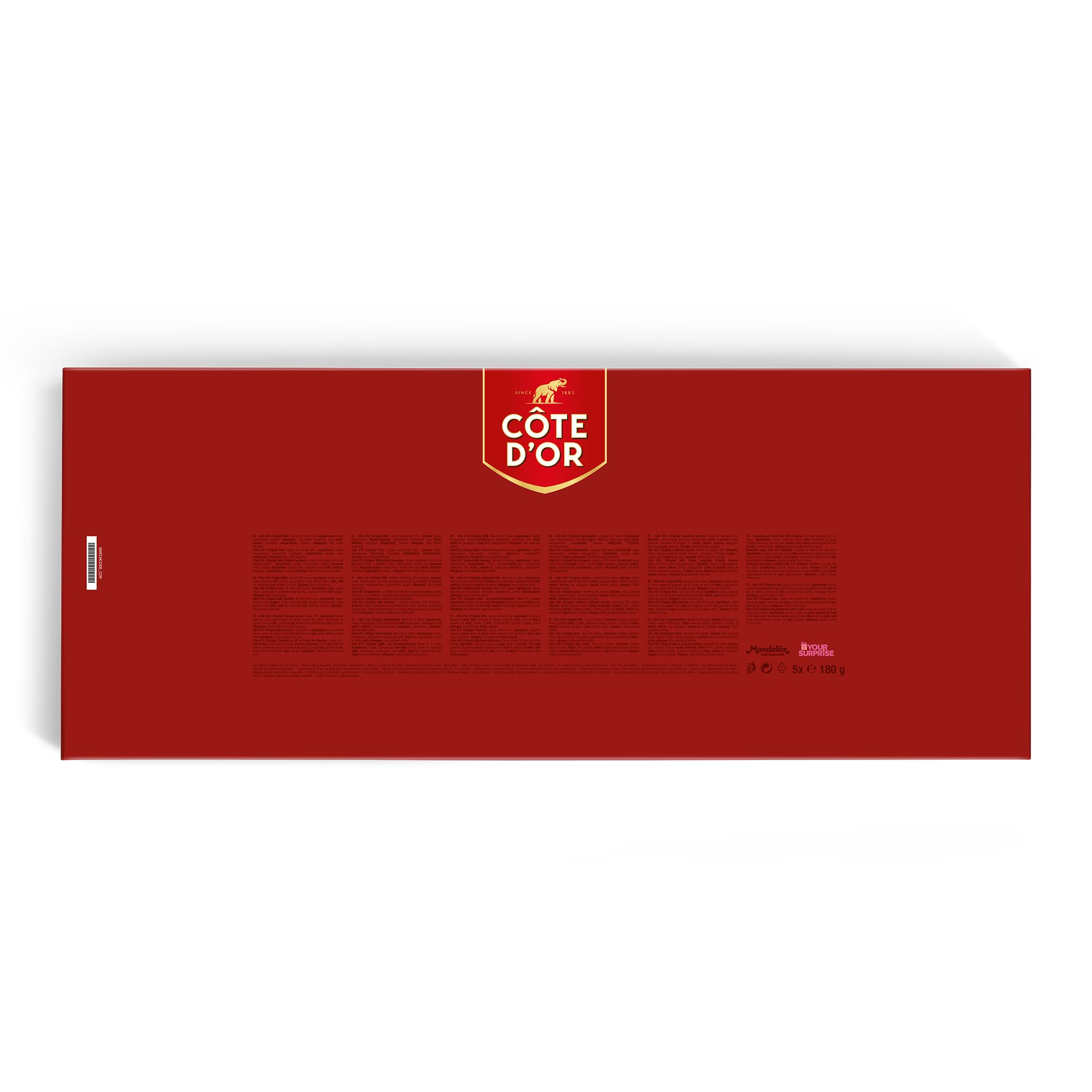Côte d'Or Tablette Chocolat Personnalisée - Cadeau anniversaire homme & femme chocolat personnalisé avec nom et message, tablette chocolat géante à offrir