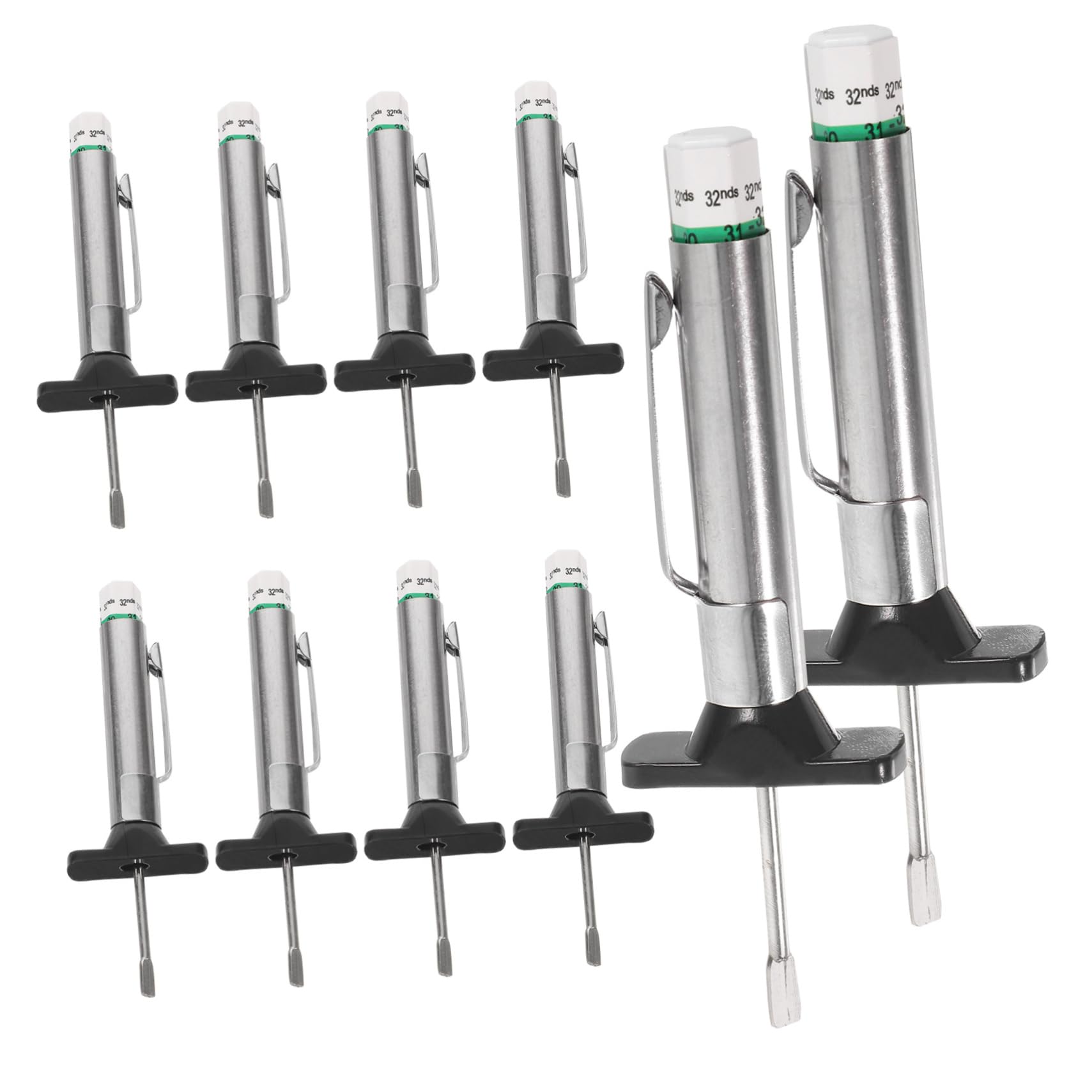 MAGICLULU 4 Sätze Reifenprofiltiefenmesser Teiliges Präzisionsmessgerät Für Autoreifen Tragbarer Tread Depth Gauge Für Einfache Und Von Fahrzeugen 10 Stück * 4