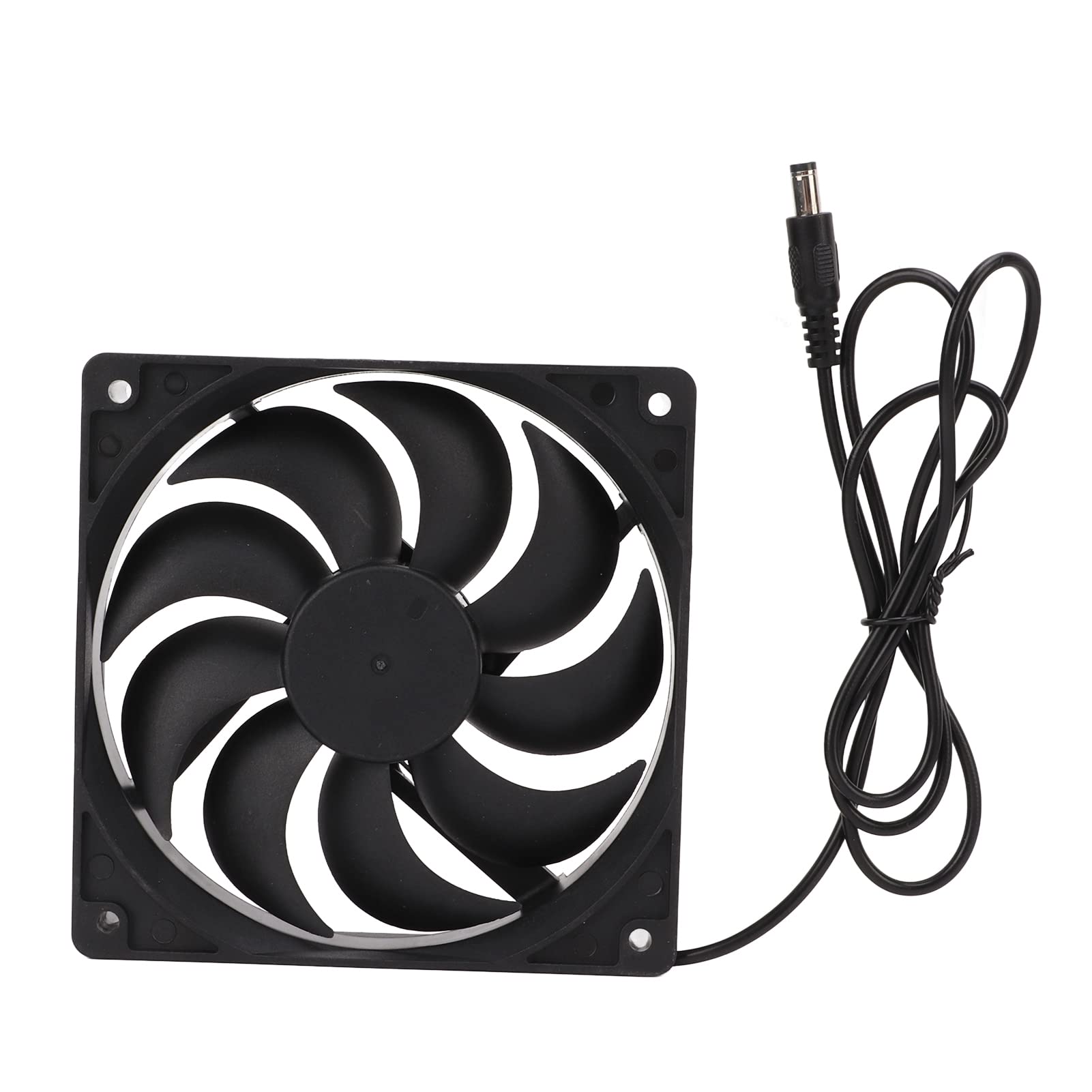 Fockety Kit de Ventilador de Panel Solar, Kit de Ventilador de Energía Solar Impermeable de 10 W, Ventilador de Escape Solar Al Aire Libre para Invernadero, Gallinero, Cobertizo, Casa de Mascotas