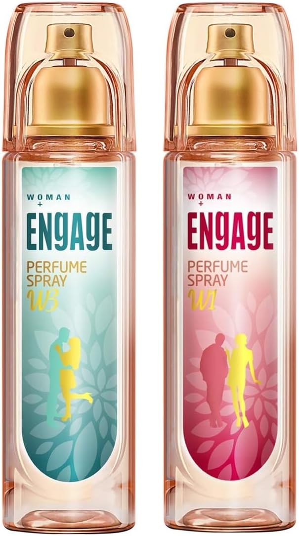 Engage W3 Perfume Spray For Women, 120ml & W1 Perfume Spray For Women, 120ml - Multiple