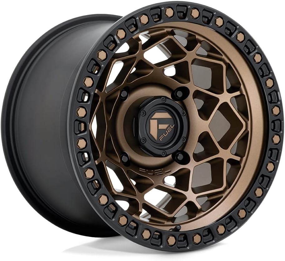 Fuel UTV D785 15X7 4X137 BRZ M-BLK-RING 10MM - D7851570A643