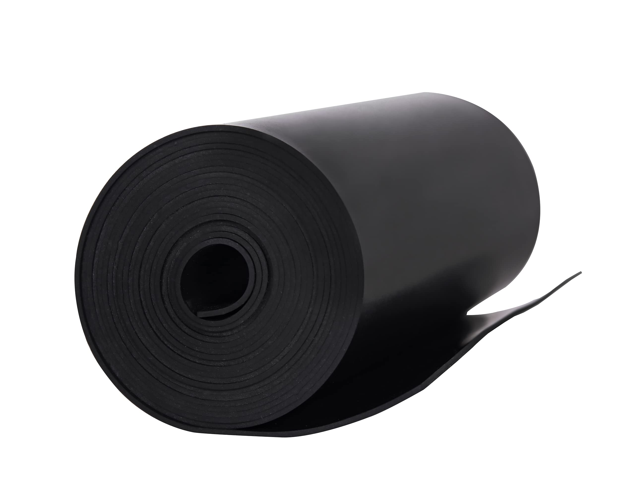 Neoprene Rubber Sheet Solid Rubber Strips Roll PadInsulation for Weather Stripping, Gasket, Shield, Costume, Seal, DIY (1/16" (.062") Thick, 8" Wide X 10' Long)