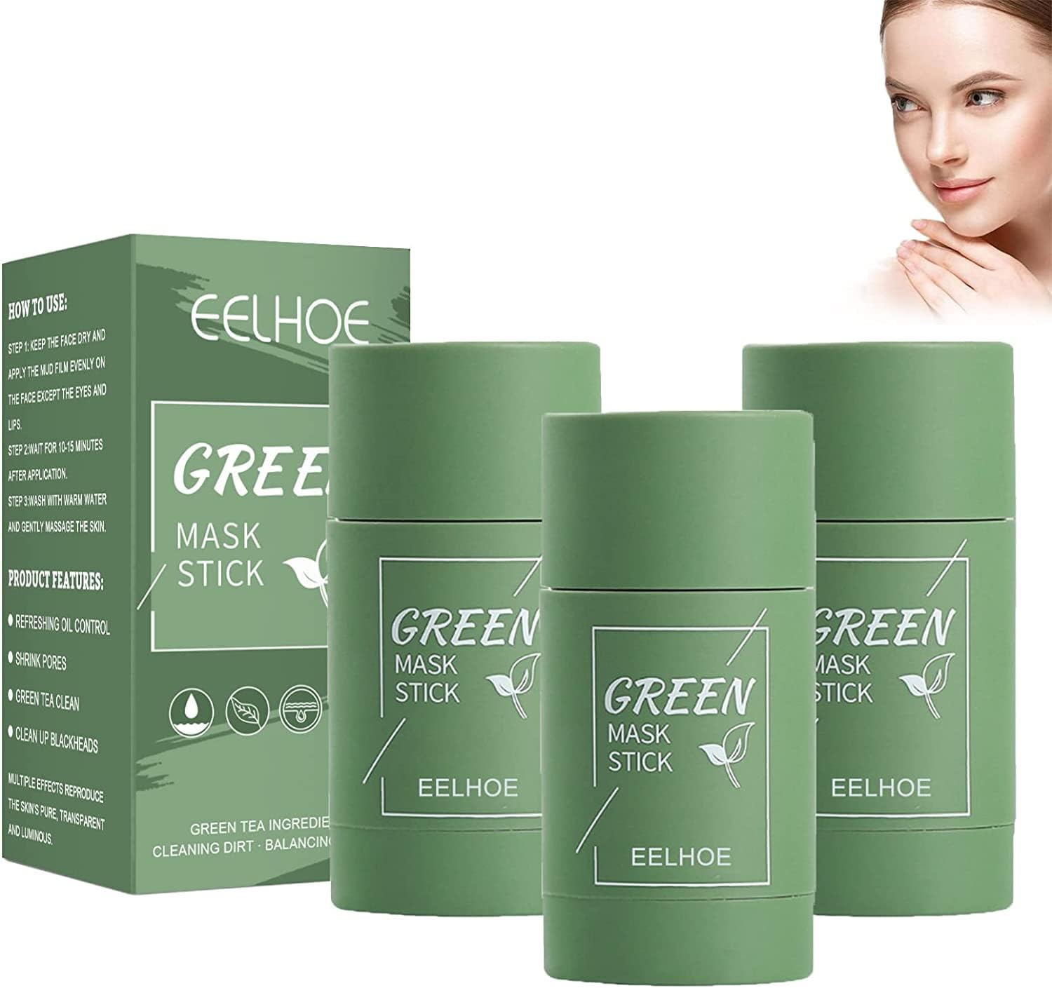 Eelhoe Poreless Deep Cleanse Mask Stick, Eelhoe Mask Stick, Eelhoe