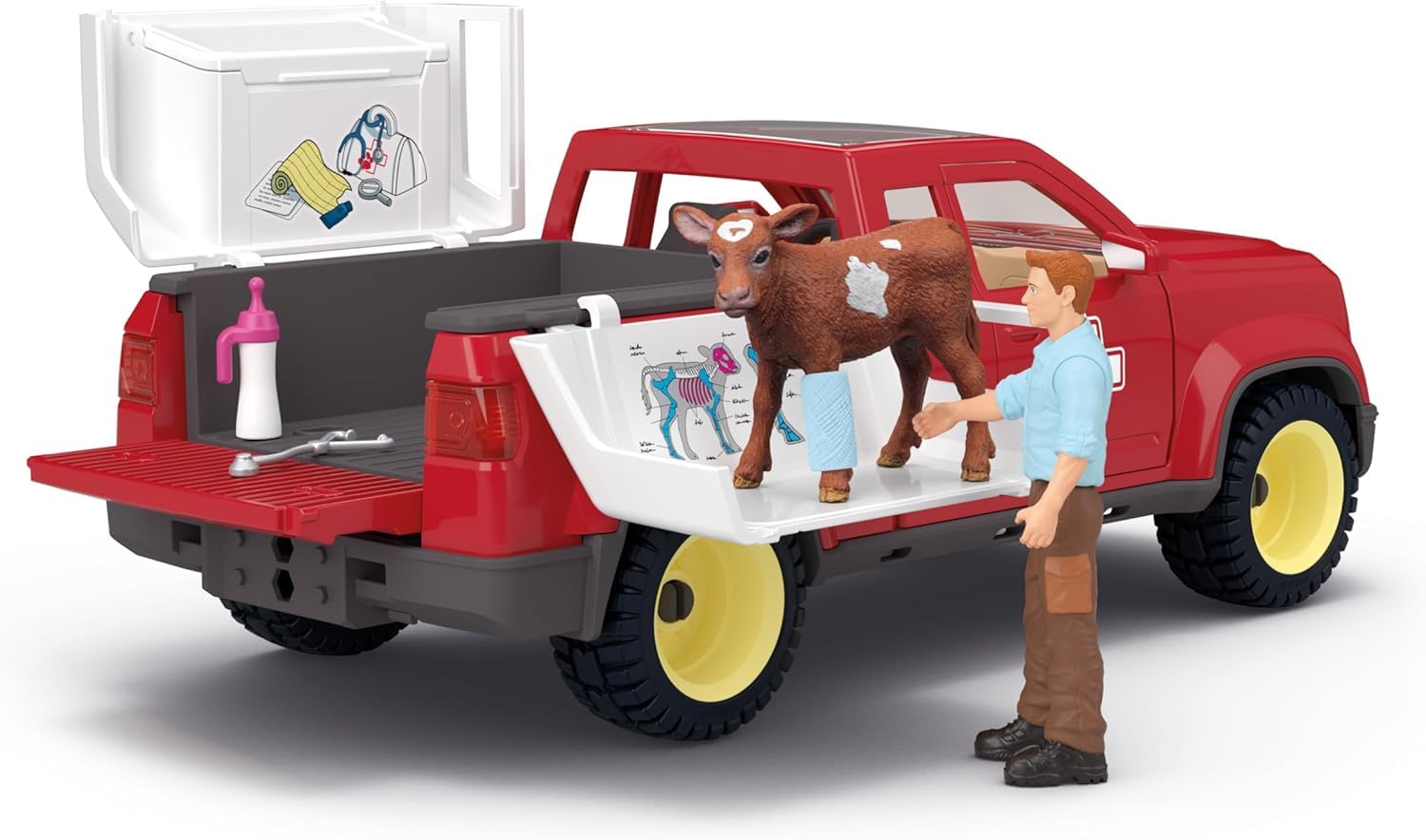 Schleich FARM WORLD | Missione del veterinario nella fattoria 42727