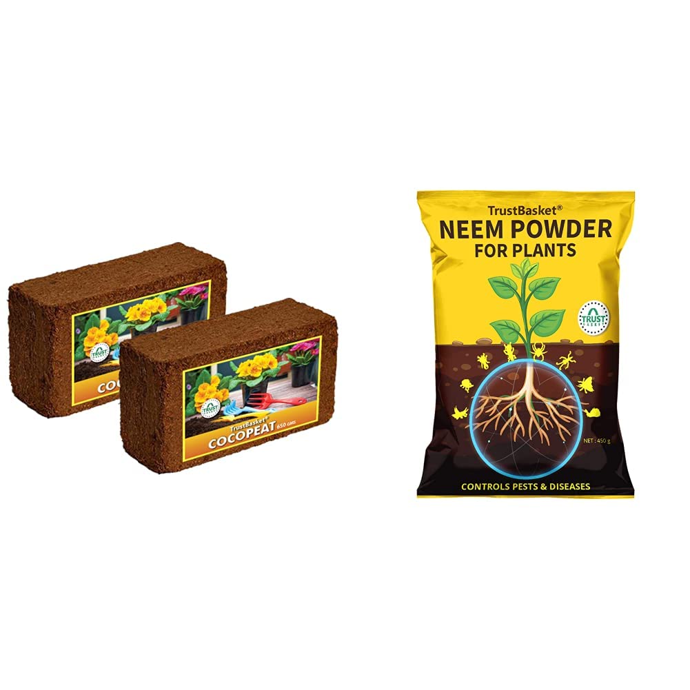 See full amazon price history chart for TrustBasket COCOPEAT Block(650 Grams)-EXPANDS to 16 litres of Coco PEAT Powder (Set of Two 650grm Bl & Neem Cake Powder Organic Fertilizer and Pest Repellent for Plants (450 GMS) Combo TrustBasket COCOPEAT Block(650 Grams)-EXPANDS to 16 litres of Coco PEAT Powder (Set of Two 650grm Bl & Neem Cake Powder Organic Fertilizer and Pest Repellent for Plants (450 GMS) Combo (B087D5GCZL) Amazon Price History, Amazon Price Tracker
