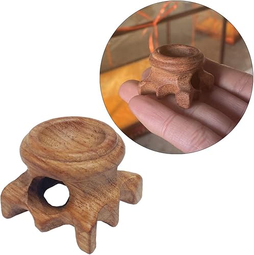Miniatura 8 de Soporte de exhibición de base de madera, soportes de bola de meditación de cristal de madera, para bola de cristal, esfera de globo, piedra,