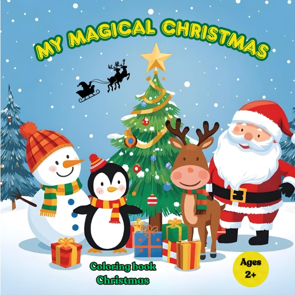 My Magical Christmas: Coloring book christmas
