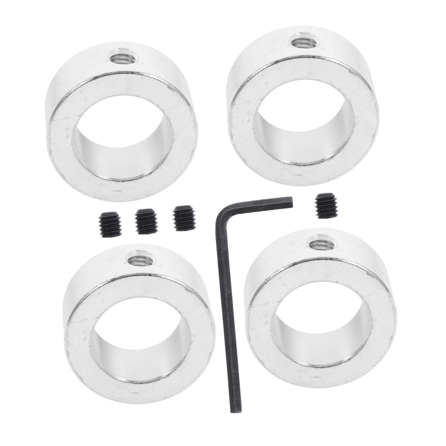 STOBAZA Motor Base Locking Set 4pc Steel Shaft Collars Drive Shaft Locking Hexagonal Spanner